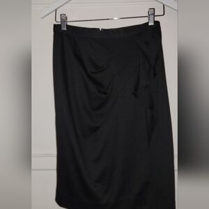 Tahari Black Pencil Skirt Size 4